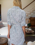 Emerson Fry, Black and White Cheetah Shirt Dress