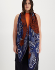Inoui Editions, Rousseau 70 Scarf- Blue