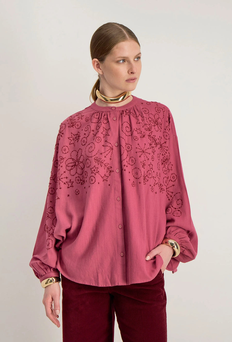 Stella Forest, Zolma Tunic Top - Boise de Rose