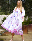 Mylah Midi Dress White Multi
