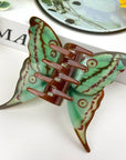 Hair Claw Clip, Colourful butterflies