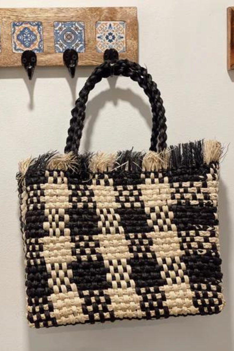 APAYA, Carolina Grande Bag- Black/Natural