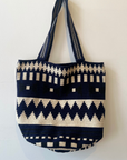 Guanabana, Cala Bag-Black & Beige