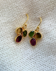 Schmuckoo, Three Gemstone Earrings