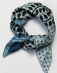 Les Belles Vagabondes, Mini Scarf- Jade/Black