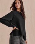 Splendid, Winslow Raglan Top - Black