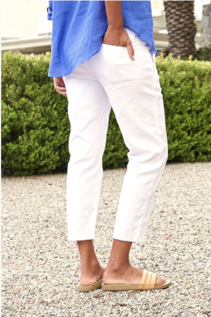 Frank & Eileen, The Wicklow Linen Chino- White