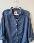 Auntie Oti, Steel blue Button Shirt