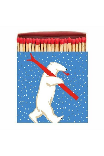 Archivist Gallery, Luxury Square Matchbox- Skiing Polar Bear