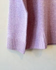 Cashmere T-Neck Sweater- Lavendar