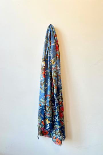 ÉPICE Paris, 100% Wool Scarf- Jeans
