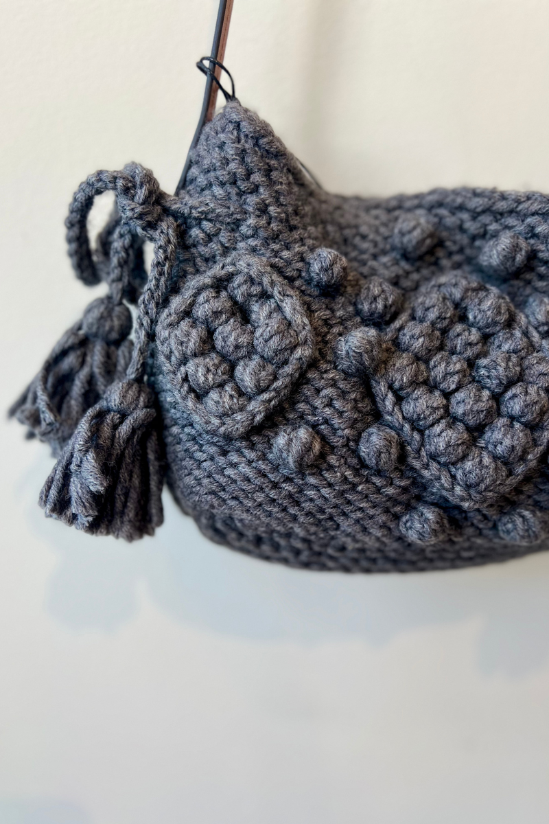 Gerard Darel, Mini 24 Knitted Crossbody Bag