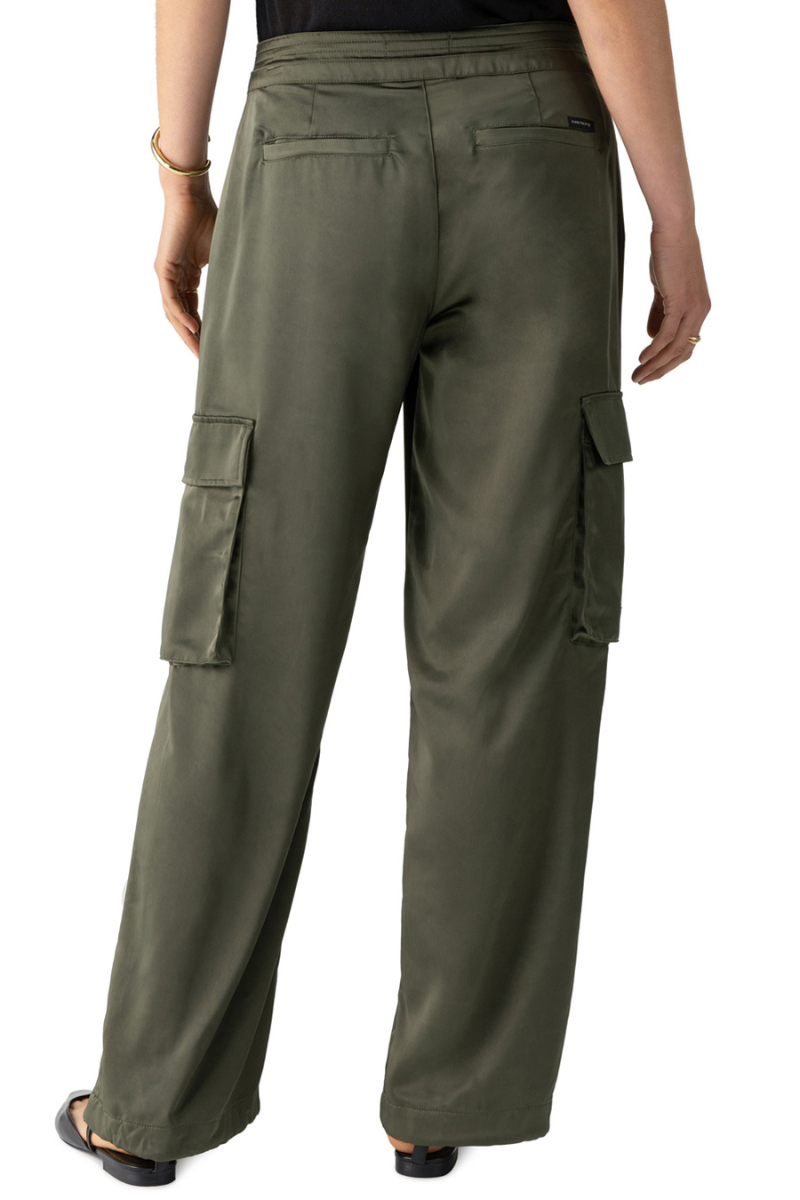 Sanctuary, Eve Cargo Pant-Dark Olive