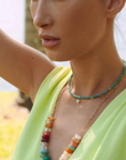 OIYA, Deena Gemstone Chain Necklace