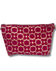 Embroidered Cosmetic Pouch -Large