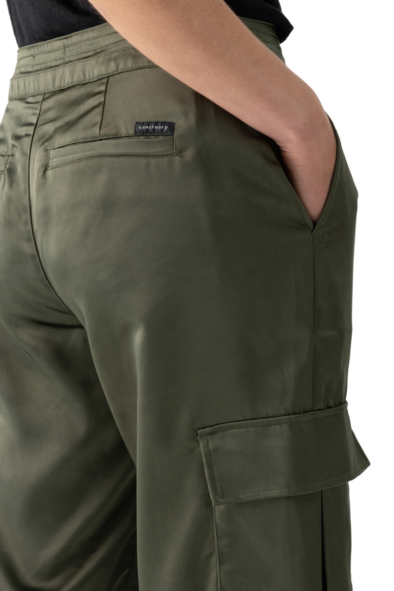 Sanctuary, Eve Cargo Pant-Dark Olive