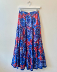 Ro's Garden, Frilly Skirt- Blue Bikaner