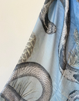 Print Scarf- Blue