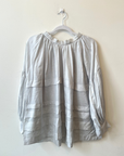 Runaway Bicycle, Astrid Pleated Blouse- Sky Blue