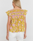 Velvet, Kenzie Printed Voile Top