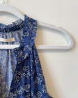 LOLA, Sapphire Long Cotton Dress- Navy