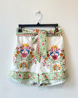 NIBI MTK, Maeve Belted Short- Dune Garden