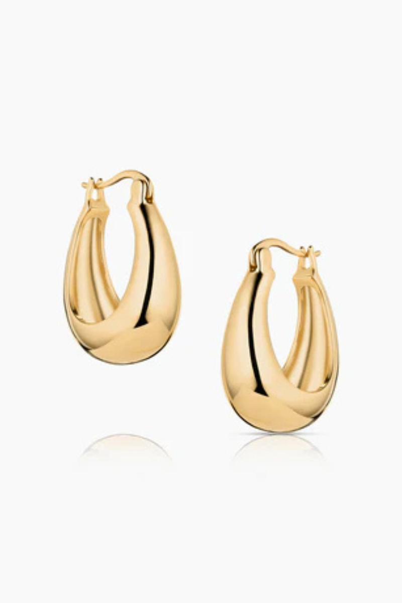 Thatch, Petite Lumi Hoop Earrings-14K Gold Plated