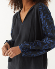 MERSEA, Palermo Embroidered Blouse