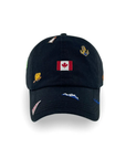 Canada Icons All-Over Embroidery Cotton Cap