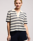 Velvet, Lumae Mesh Cotton. Knit Top