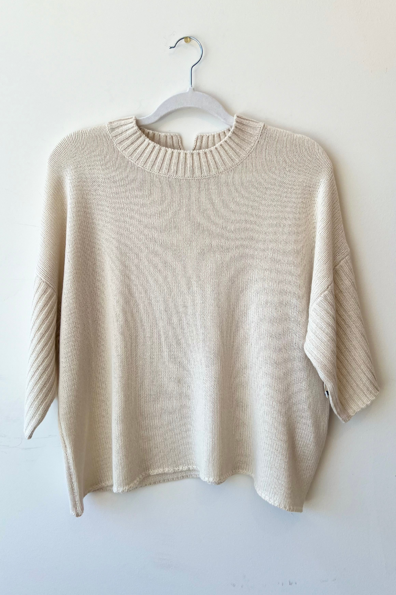 Oat Cashmere Tee