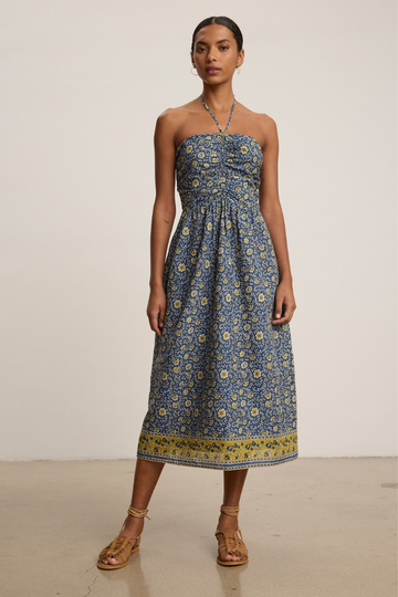 Velvet, Odette Block Print Dress