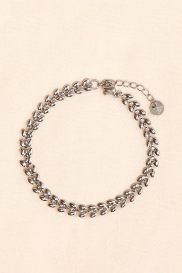 LC,  Laurier Steel Mesh Bracelet
