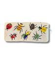 Beaded Fold Over Clutch- Bugs/ Multi