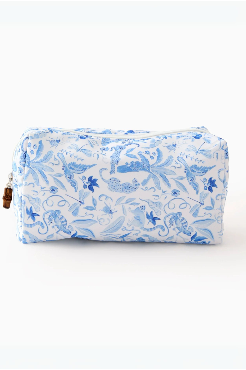 Oh My Mahjong, Amazon Blue Tile Storage Bag x Catherine Cartie Collab
