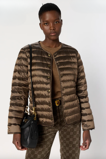 Gerard Darel, Micaela Reversible Down Jacket- Cigare