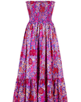 La Plage, Beacon Rock Maxi Dress-Meadow Floral