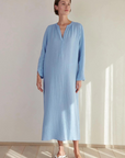 Velvet, Doheny Cotton Dress- Wave