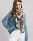 Hartford, Wild Square Scarf- Beige