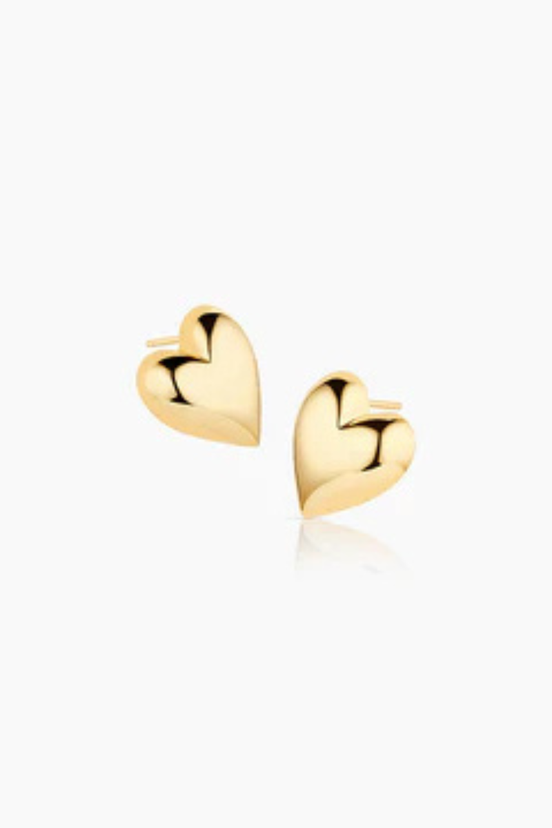 Thatch, Aurelie Puffy Heart Earrings