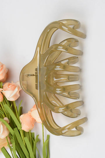 Hair Clip - French Large Transparent