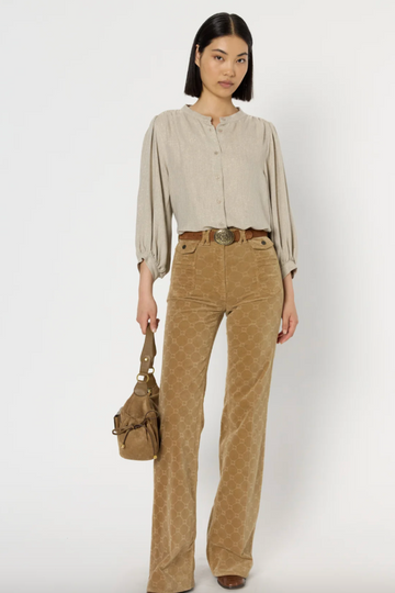 Gerard Darel, Alana Shirt- Beige Rose