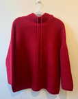 Cashmere Drawstring Funnel Neck Sweater