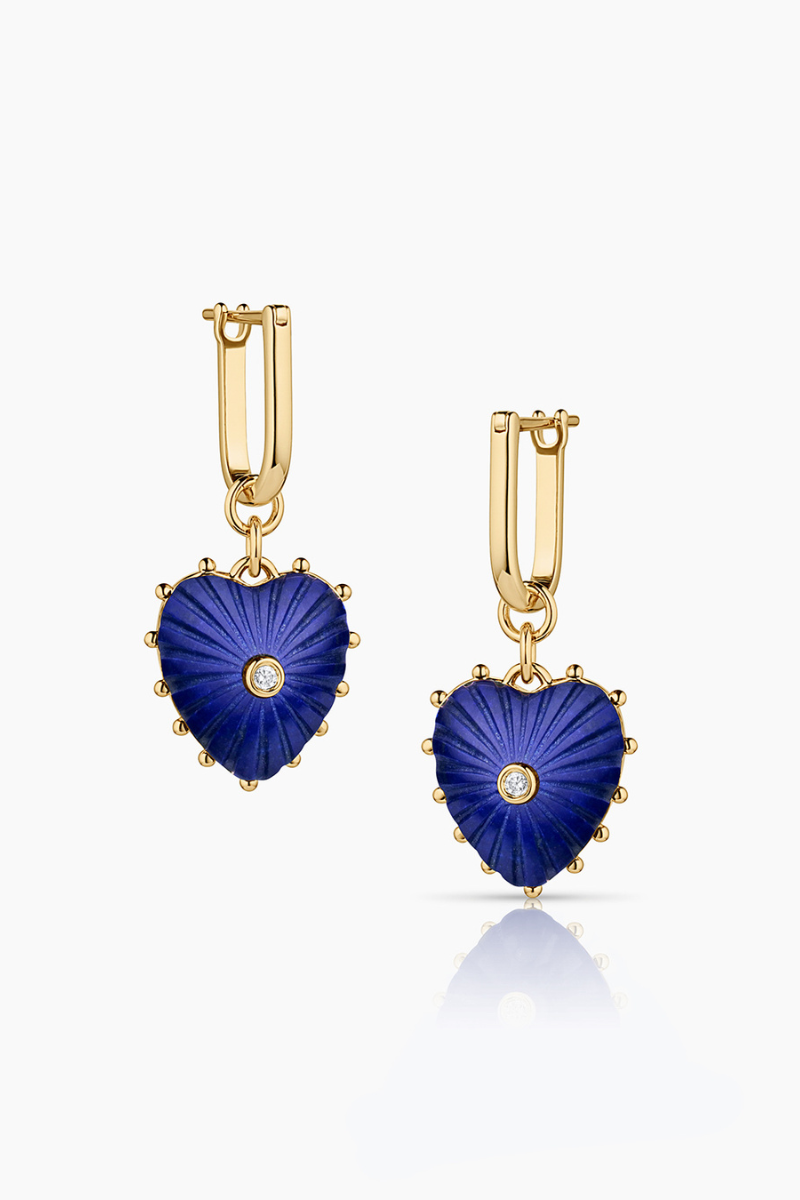 Thatch, Isabel Lapis Heart Earrings