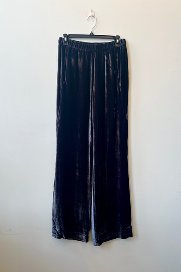 Velvet, Sorine Silk Velvet Pant-Navy