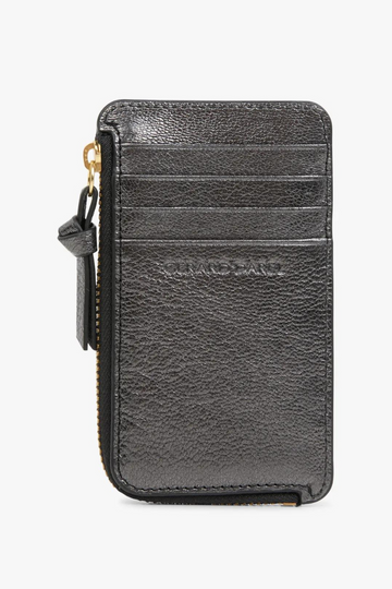 Gerard Darel, Leather Cardholder-Asphalte Grey