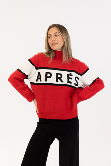 Lyla & Luxe, Benson Mockneck - Red
