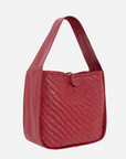 Stella Forest, Lorine Braided Bag-Bordeaux