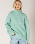 Lyla+Luxe,  Aggie Mock Sweater