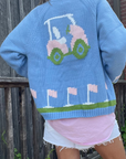Varsity Par-Tee Golf Cart Cardigan